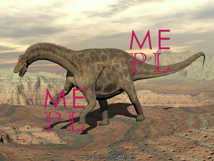 : Large Dicraeosaurus dinosaur walking on rocky terrain : Large Dicraeosaurus dinosaur walking on rocky terrain