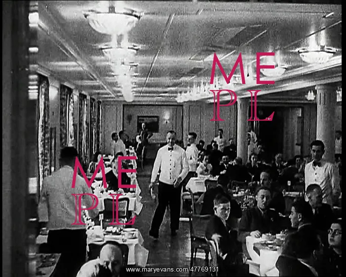 : A Large Dining Room on Board the Robert Ley : A Large Dining Room on Board the Robert Ley