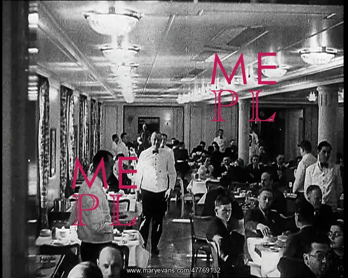 : A Large Dining Room on Board the Robert Ley : A Large Dining Room on Board the Robert Ley