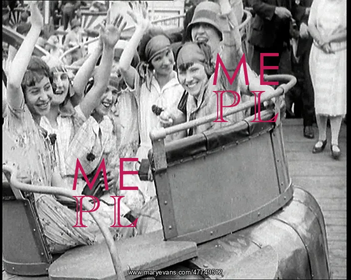 : A Large Group of Female Civilians Enjoying : A Large Group of Female Civilians Enjoying