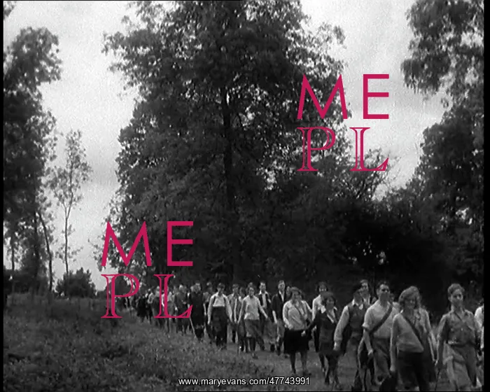 : A Large Group of Hikers Walking in the Countryside : A Large Group of Hikers Walking in the Countryside
