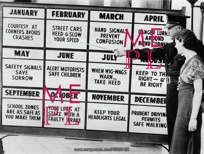 : Large information boards with reminders : Large information boards with reminders
