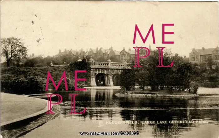 : Large Lake, Greenhead Park, Yorkshire : Large Lake, Greenhead Park, Yorkshire