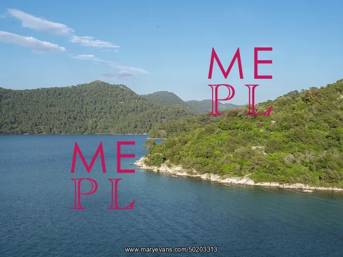 : Large Lake, Mljet, Dalmatia, Croatia : Large Lake, Mljet, Dalmatia, Croatia