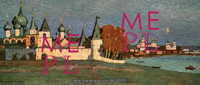 : A large monastery building by a river, Russia : A large monastery building by a river, Russia
