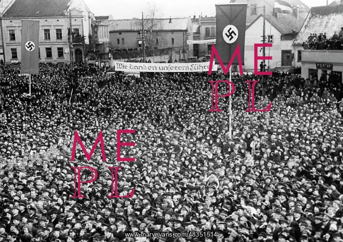 : Large rally in Memel, 1939 : Large rally in Memel, 1939