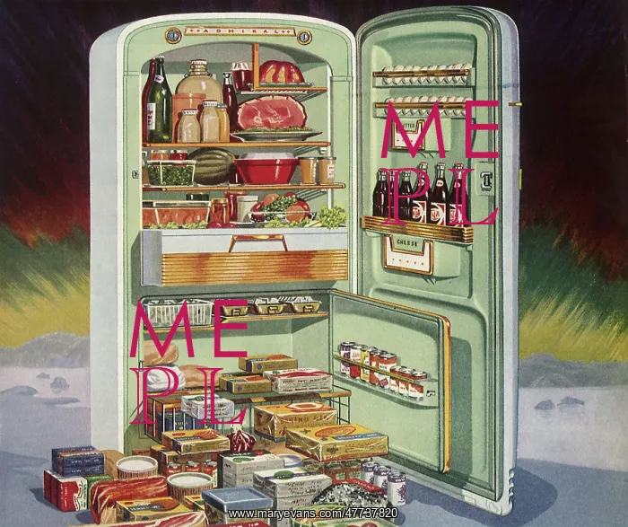 : Large Refrigerator stuffed with Food : Large Refrigerator stuffed with Food