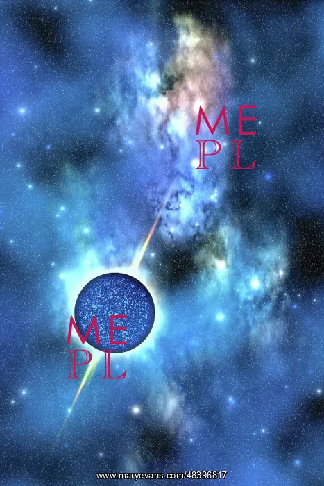  : A large star with concentrated matter hovers in the cosmos