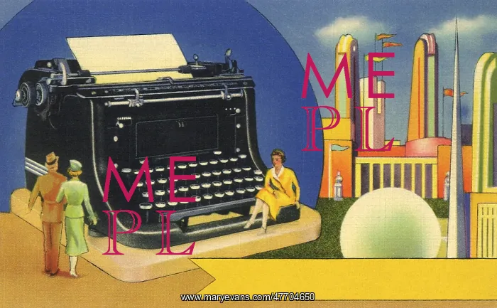  : Large Typewriter, City