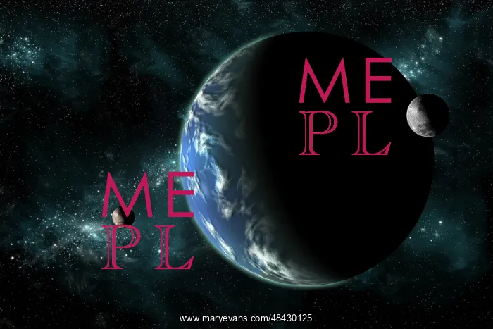 : A large water covered planet with two moons alone in deep ? : A large water covered planet with two moons alone in deep ?