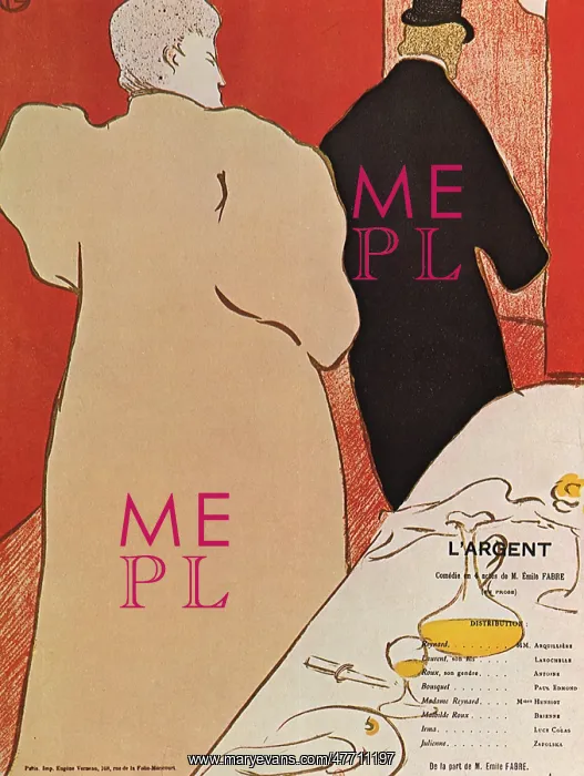 : L'Argent, by Toulouse-Lautrec : L'Argent, by Toulouse-Lautrec