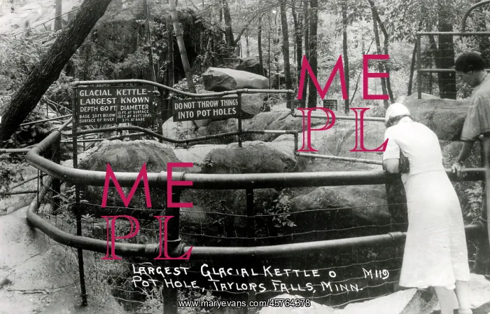 : The Largest Glacial Kettle at Taylor Falls, Minnesota, USA : The Largest Glacial Kettle at Taylor Falls, Minnesota, USA