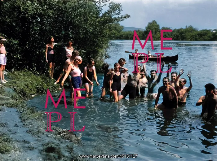: LARKING ABOUT IN A RIVER : LARKING ABOUT IN A RIVER