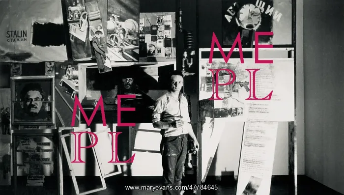 : Larry Rivers with His Work, 1965 : Larry Rivers with His Work, 1965