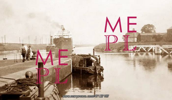  : Latchford Locks, Manchester Ship Canal, early 1900s