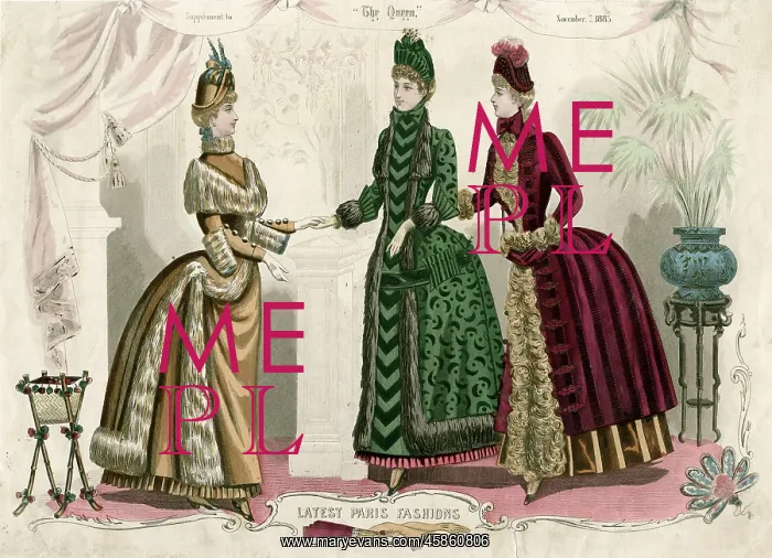  : Latest Paris Fashions 1885