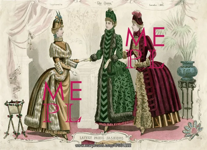  : Latest Paris Fashions 1885