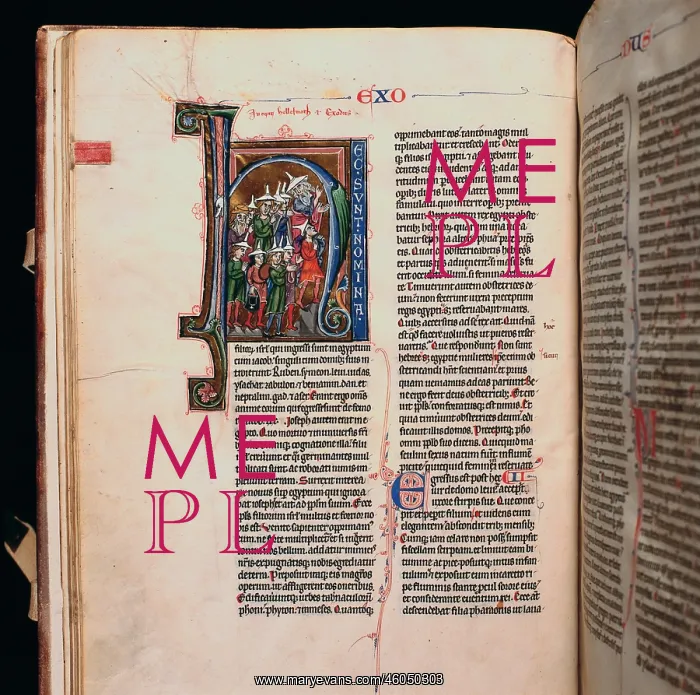 : Latin bibel in the monastery library Admont : Latin bibel in the monastery library Admont