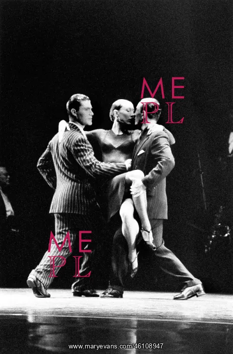 : Three Latin-style dancers in action : Three Latin-style dancers in action