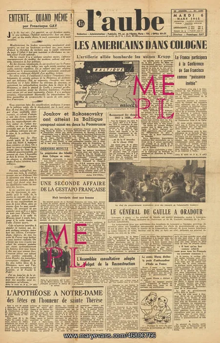 : L'aube front page Battle for Cologne : L'aube front page Battle for Cologne