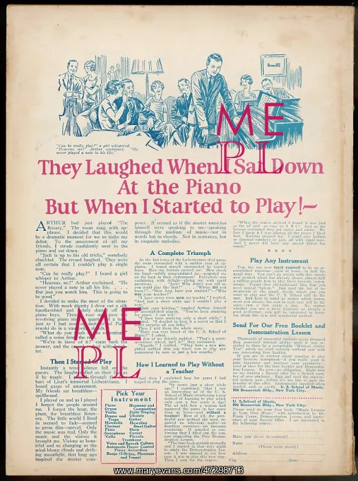 : They Laughed When I : They Laughed When I