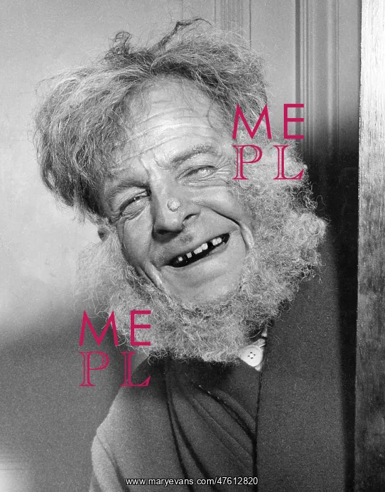 : Laughing old man : Laughing old man