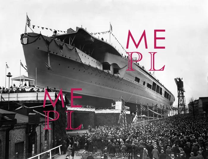  : Launch of the Graf Zeppelin in Kiel, 1938