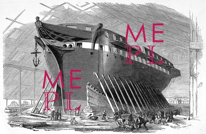 : Launch of H.M.S. Nankin : Launch of H.M.S. Nankin