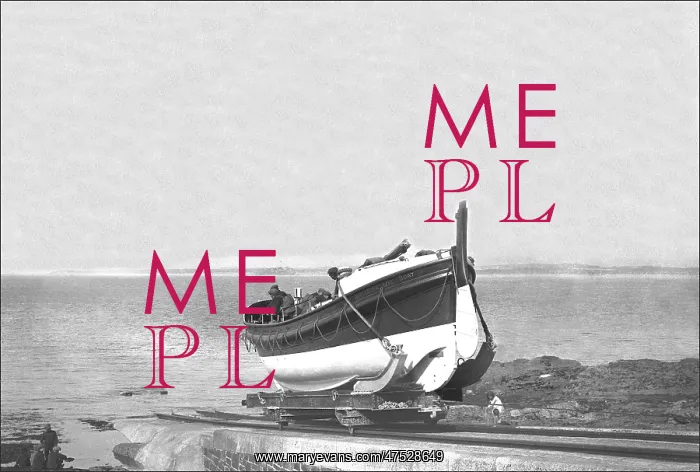 : The launch of the lifeboat - Appledore, Devon : The launch of the lifeboat - Appledore, Devon