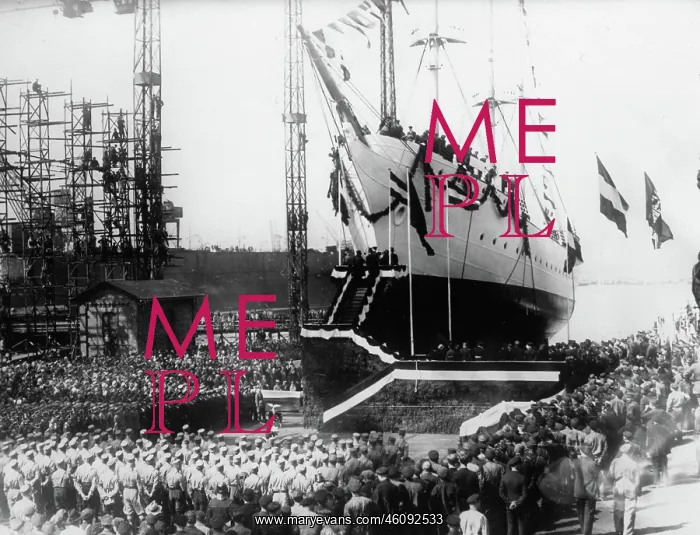 : Launch of the sail training ship Gorch : Launch of the sail training ship Gorch