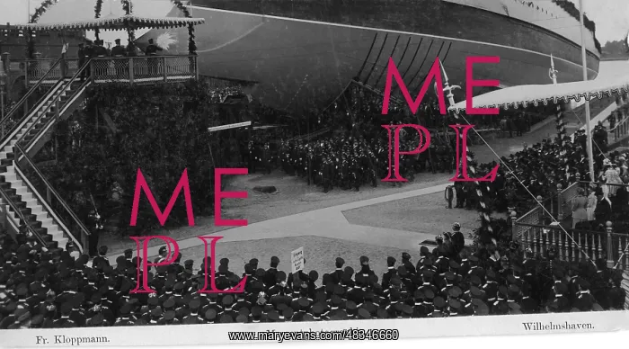 : Launch of the SMS Kaiser Wilhelm, 1897 : Launch of the SMS Kaiser Wilhelm, 1897