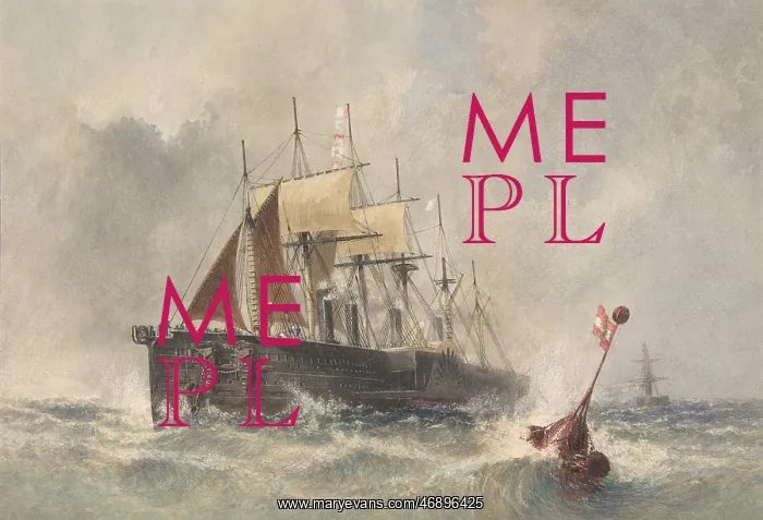: Launching the Buoy from the Bow of the Great Eastern : Launching the Buoy from the Bow of the Great Eastern