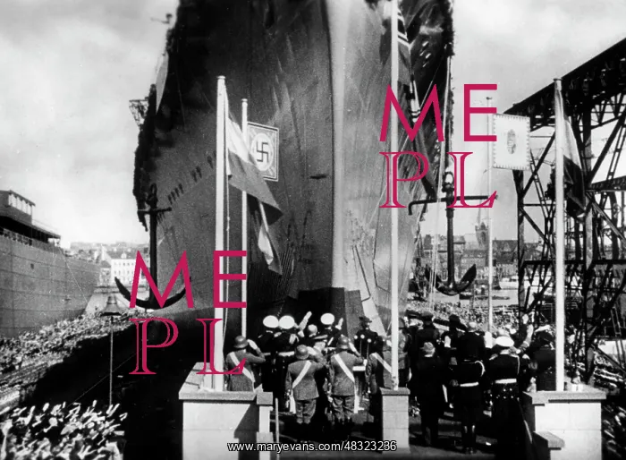 : Launching of the Prinz Eugen, 1938 : Launching of the Prinz Eugen, 1938