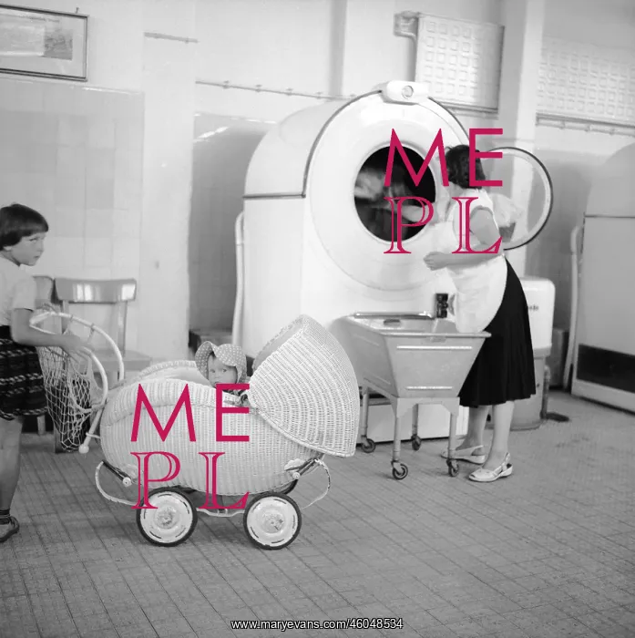 : In a launderette : In a launderette