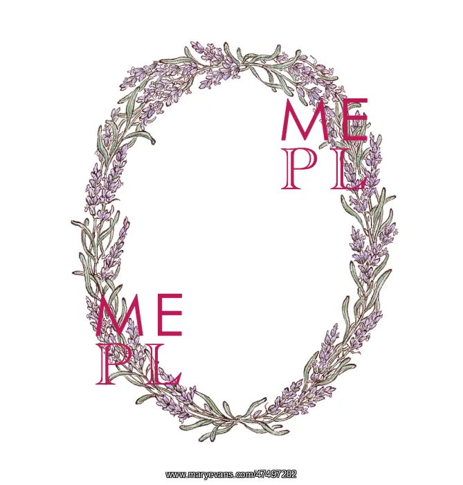  : Lavender garland