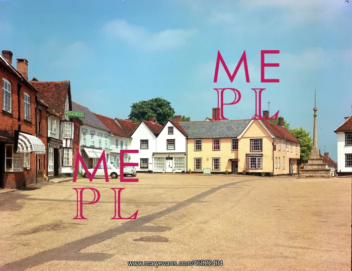 : Lavenham - The Market Place : Lavenham - The Market Place