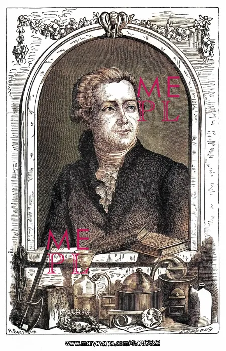 : LAVOISIER AND APPARATUS : LAVOISIER AND APPARATUS