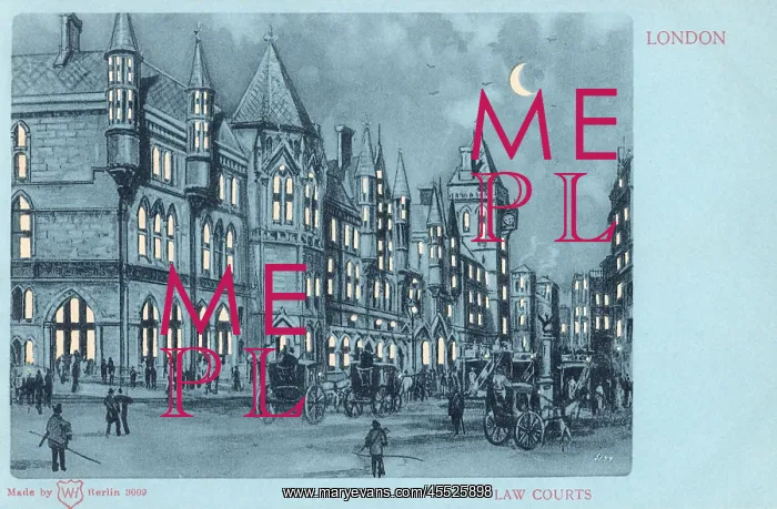 : The Law Courts, London : The Law Courts, London