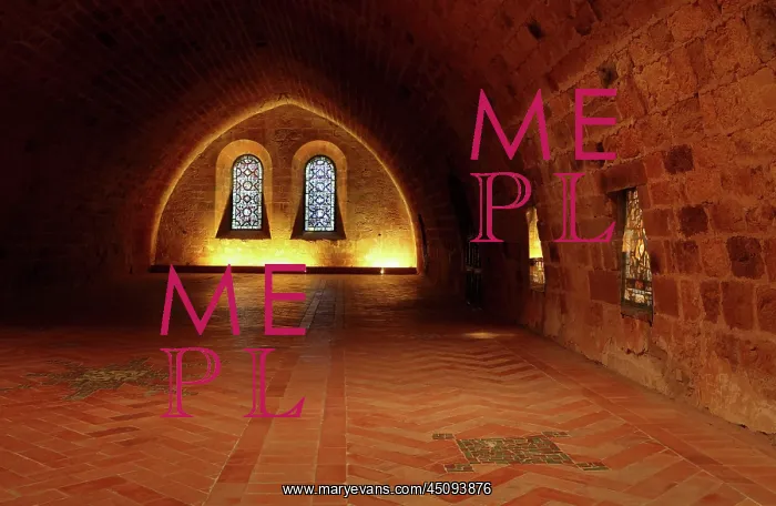 : Lay dormitory, Fontfroide Abbey, Languedoc-Roussillon : Lay dormitory, Fontfroide Abbey, Languedoc-Roussillon