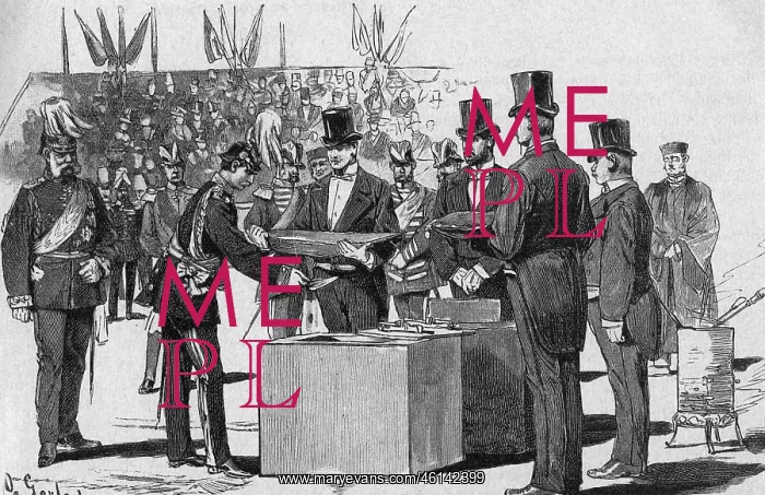 : Laying of the cornerstone, Reichsgericht, Leipzig : Laying of the cornerstone, Reichsgericht, Leipzig