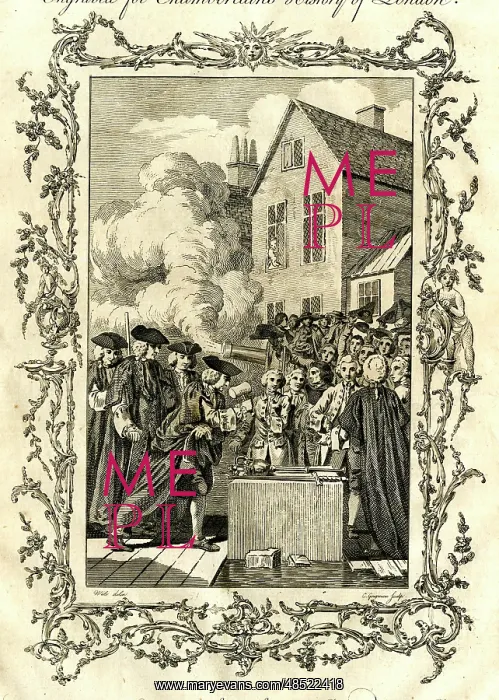 : Laying the first stone of Blackfriars Bridge, London : Laying the first stone of Blackfriars Bridge, London