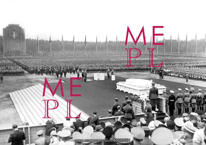 : Laying the foundation stone of the German Stadium on the N : Laying the foundation stone of the German Stadium on the N