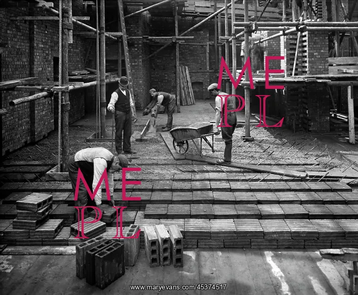 : Laying a hollow pot floor : Laying a hollow pot floor