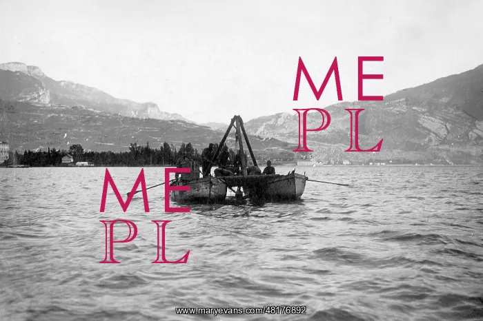 : Laying mines on the Lake Garda 1915 : Laying mines on the Lake Garda 1915