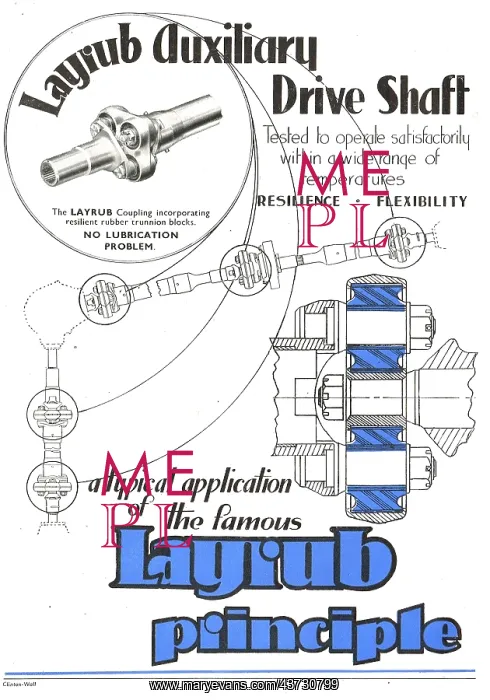: Layrub Auxiliary Drive Shaft : Layrub Auxiliary Drive Shaft