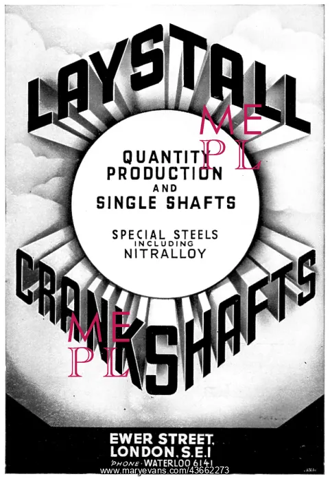  : Laystall Crankshafts