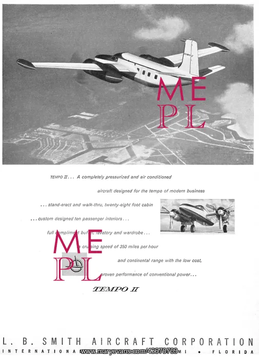 : L.B.Smith Tempo II - Douglas A / B-26 Invader : L.B.Smith Tempo II - Douglas A / B-26 Invader