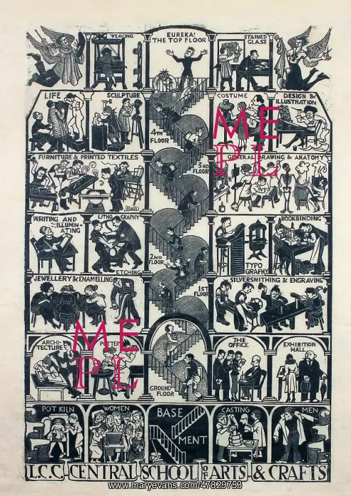 : L.C.C. Central School of Arts & Crafts by Herry Perry : L.C.C. Central School of Arts & Crafts by Herry Perry