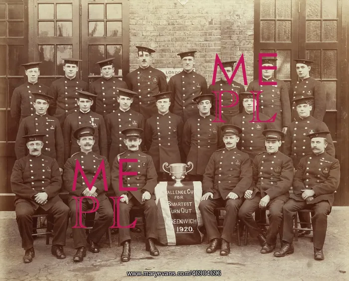: LCC-LFB Greenwich Station firemen, Challenge Cup winners : LCC-LFB Greenwich Station firemen, Challenge Cup winners