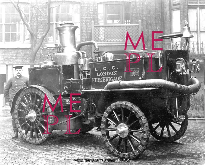 : LCC-LFB Shand Mason motor steam fire engine : LCC-LFB Shand Mason motor steam fire engine